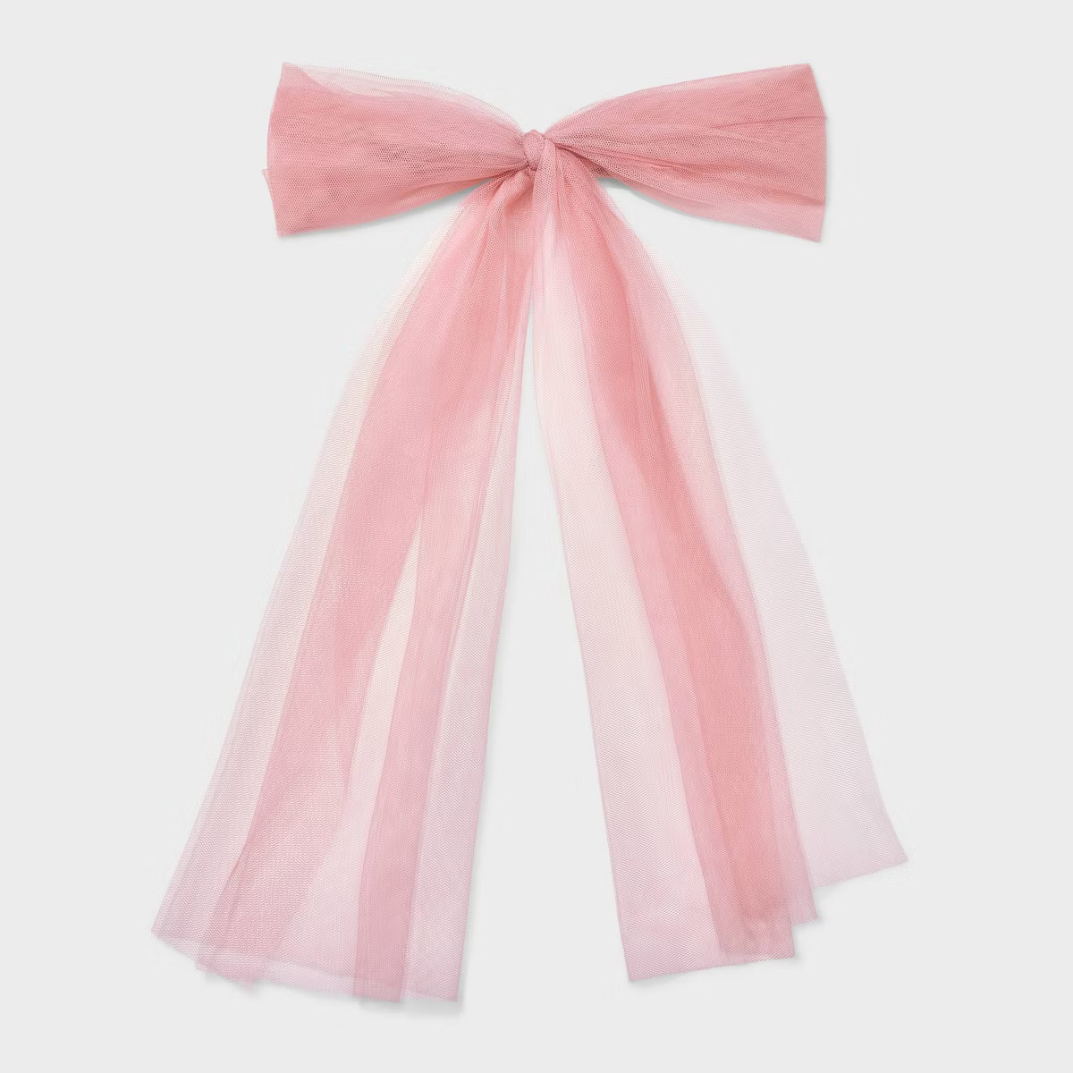 Tulle Bow Hair Barrette - A New Day™ Pink | Target