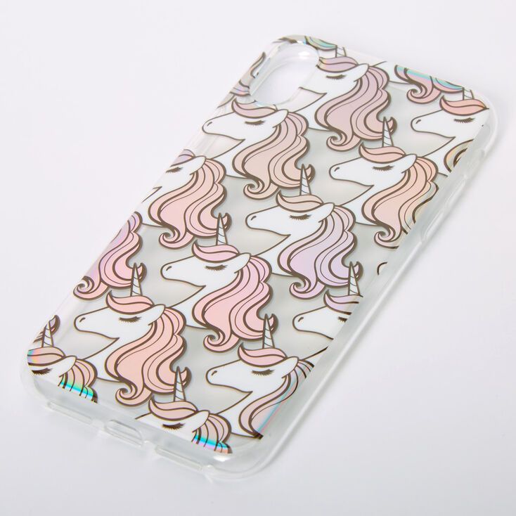 Holographic Unicorn Phone Case - Fits iPhone XR | Claire's (US)