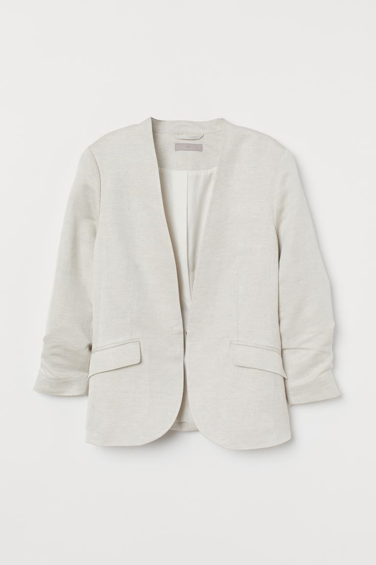 Linen-blend Jacket | H&M (US + CA)