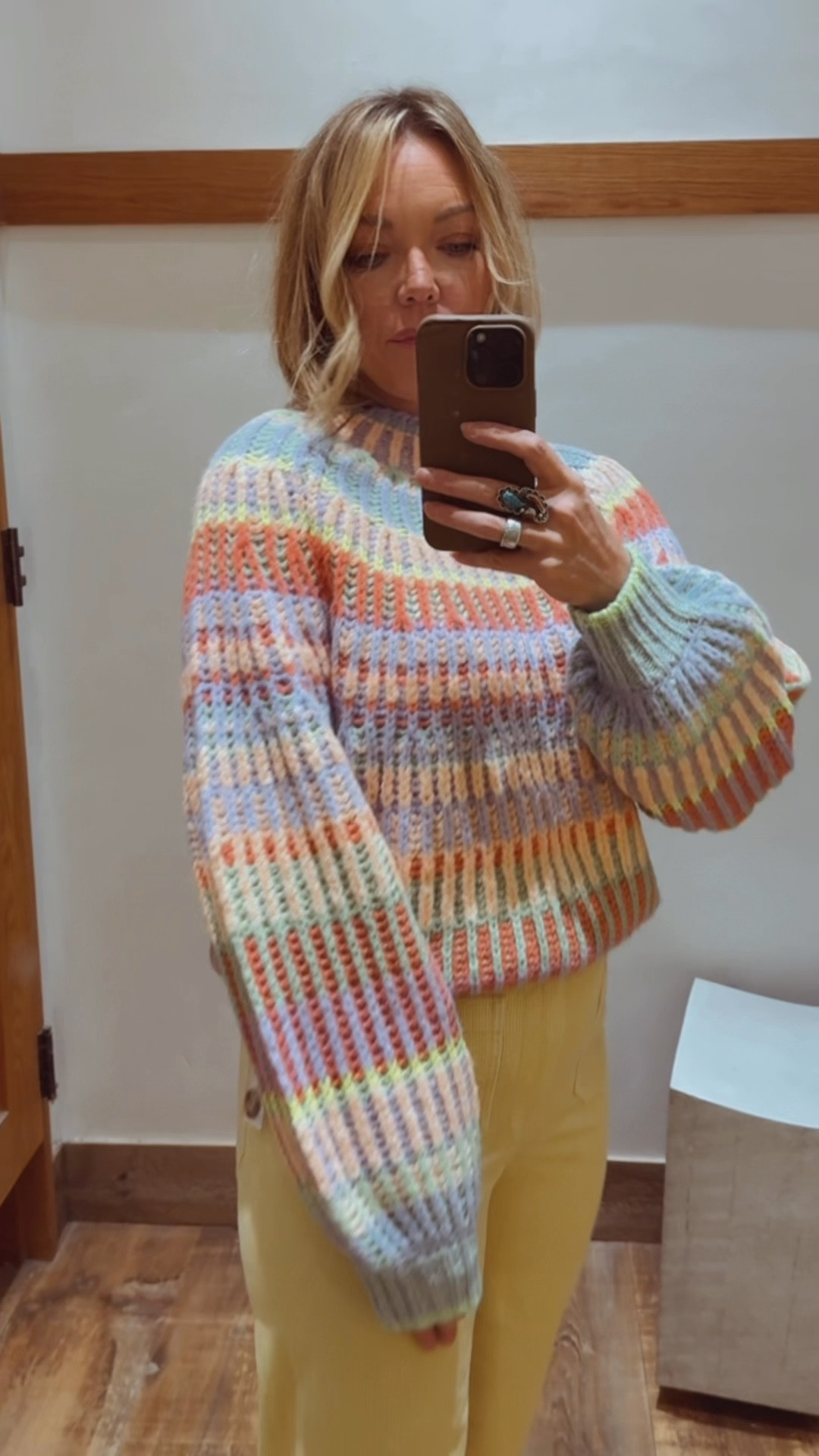 This amazing find 
Height 5’7
Weight 150 
Everything here fits TTS 
Stunning knit sweater 
#sweater #fall 

#LTKootd #LTKHoliday #LTKOver40
