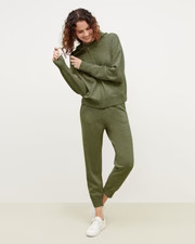 Judith Hoodie - Cashmere :: Olive | MM LaFleur