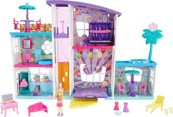 Polly Pocket Poppin' Party Pad is a Transforming Playhouse! | Amazon (US)