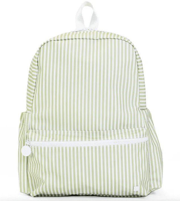 Pimlico Stripe Sage Backpacker | Morrow and Main