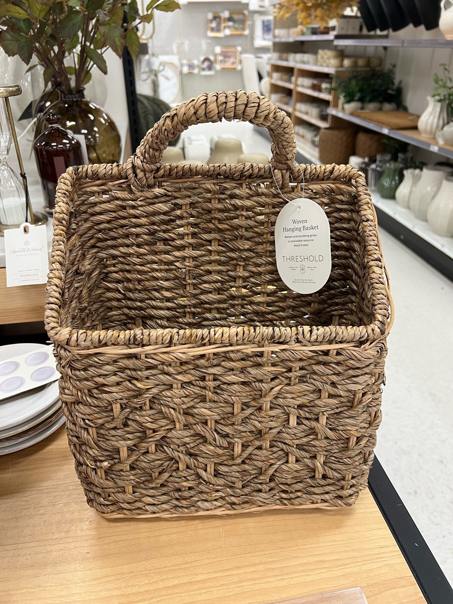 LOVE this basket from Threshold @Target 😍 Perfect to hang on the wall for organization, like to hold mail, or for decor, like holding seasonal florals!

#LTKSeasonal #LTKHome