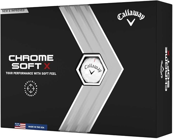 Callaway Golf Chrome Soft X Golf Balls (Triple Track (Yellow) | Amazon (US)