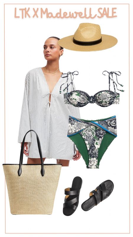 Now is your chance to save 20% site wide during the ltk x madewell sale!  I’m in love with this swim look! The tie front cover up and this chic bikini are on my list of things to snag during the sale! 

#LTKsalealert #LTKxMadewell #LTKstyletip