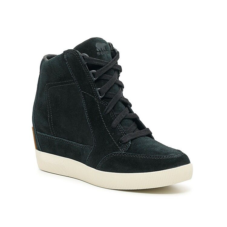 SOREL Out N about Wedge Sneaker | Women's | Black | Size 10 | Sneakers | High Top | Wedge | DSW