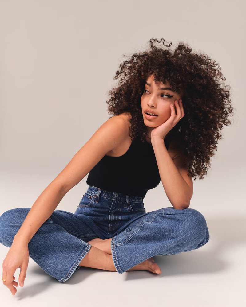 High Rise Loose Jean | Abercrombie & Fitch (US)