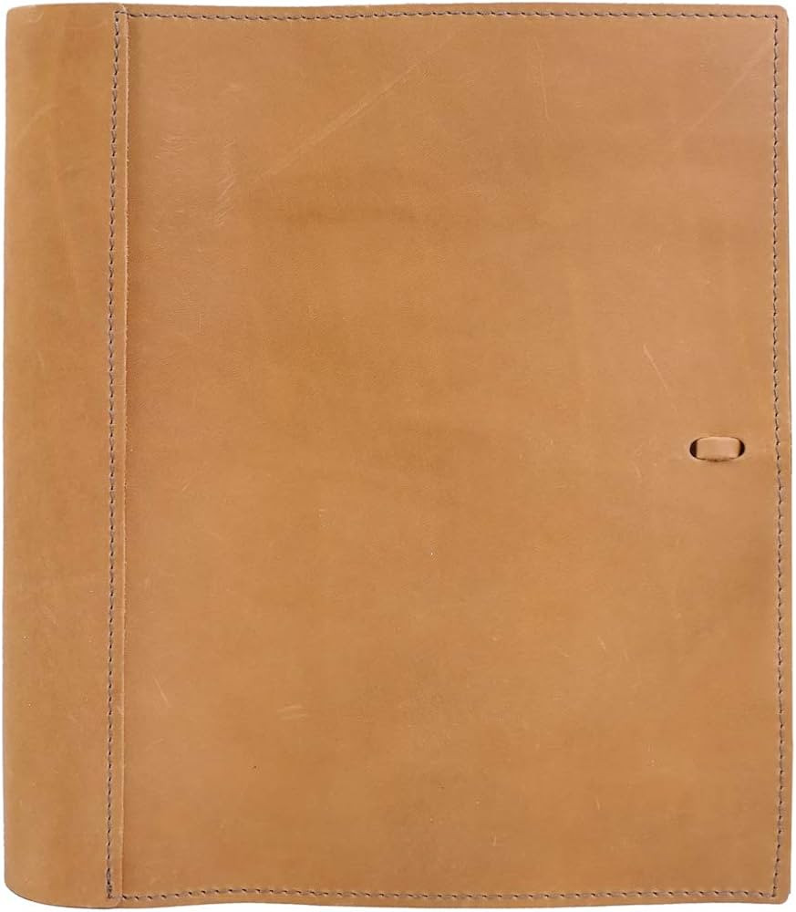 Leather Binder Handmade by Rustico in The USA, Top-Grain, Professional, Soft, Standard 3 Ring Spi... | Amazon (US)