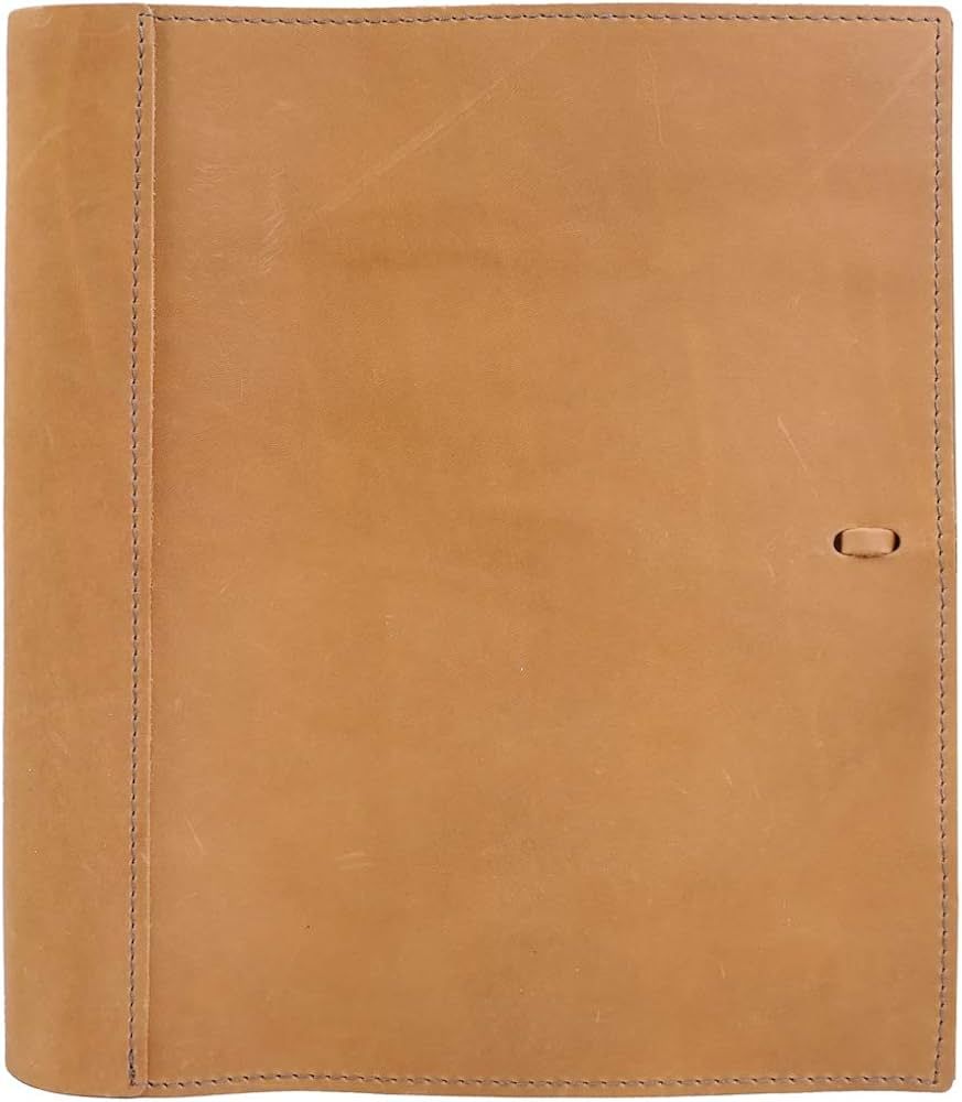 Leather Binder Handmade by Rustico in The USA, Top-Grain, Professional, Soft, Standard 3 Ring Spi... | Amazon (US)