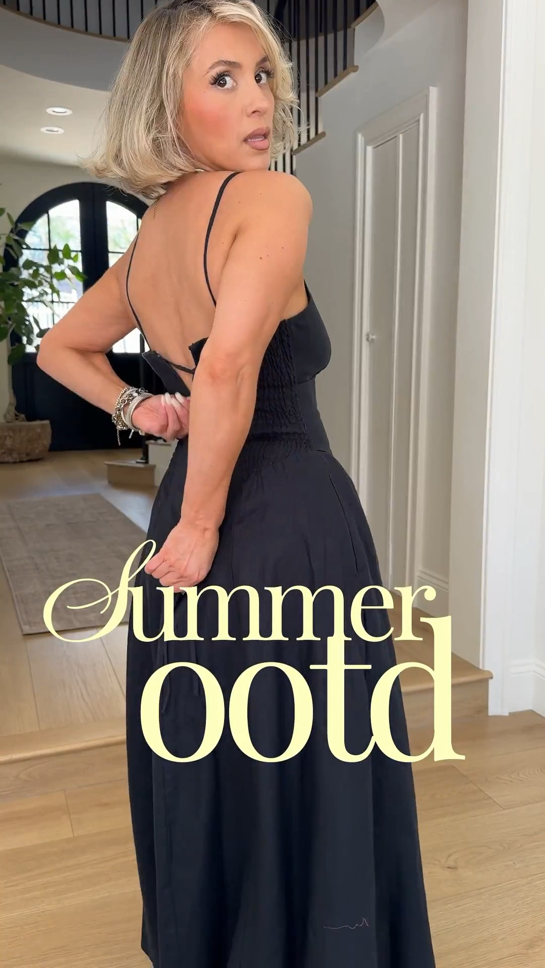 Summer dress OOTD 🖤🫶 XS

#LTKootd #LTKTravel #LTKmomlife