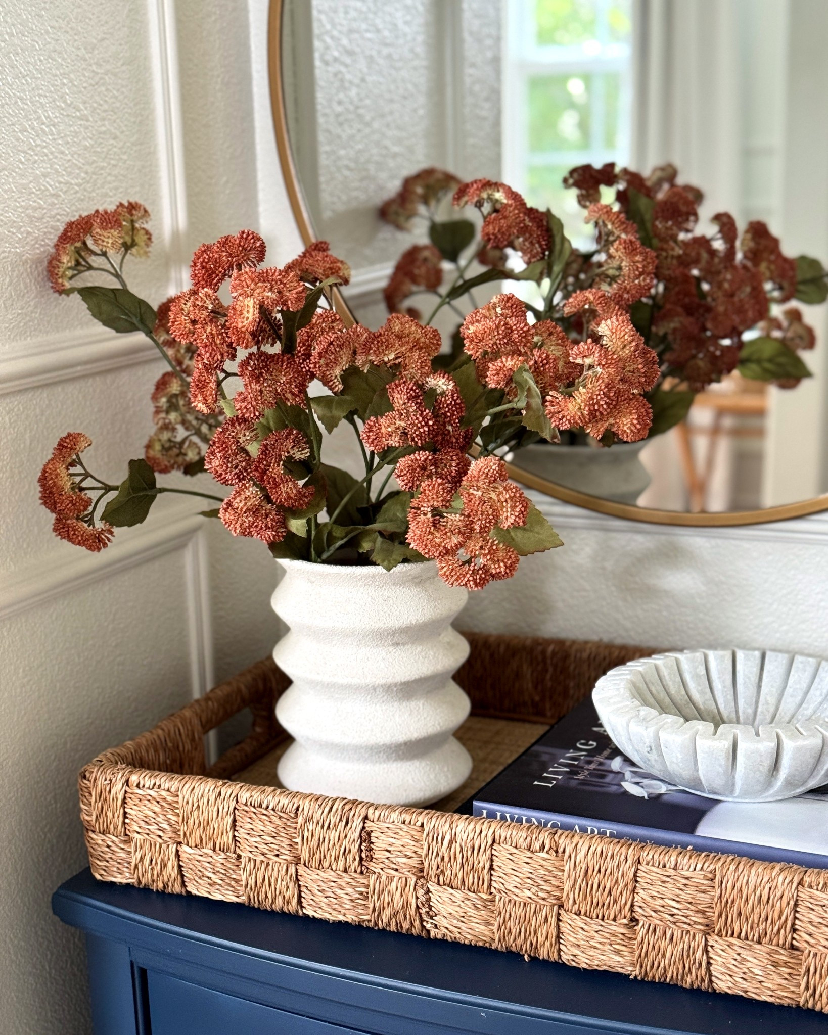 Summer into fall entryway table styling

#LTKFindsUnder50 #LTKHome #LTKSeasonal