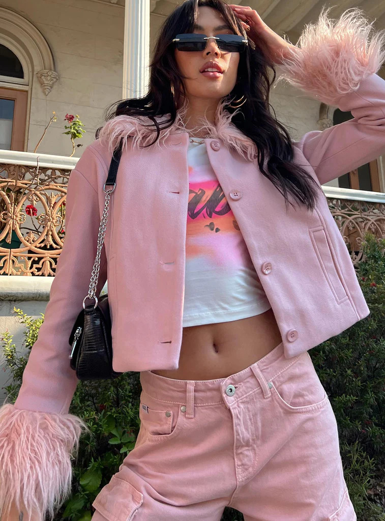 Ana Penney Lane Jacket Pink | Princess Polly US