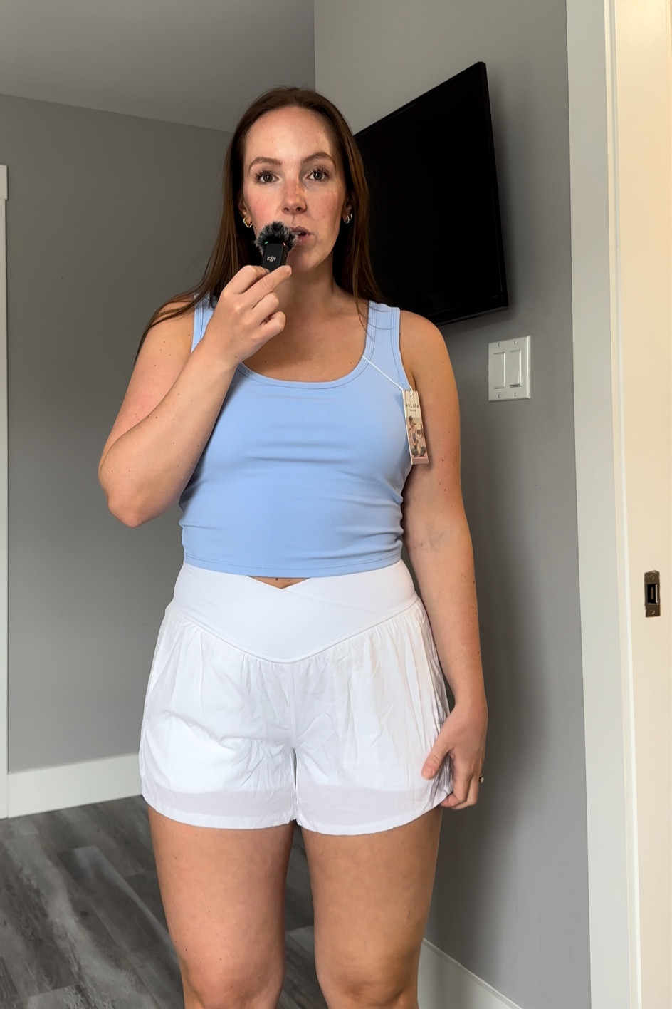 These white flowy shorts aren’t see through AT ALL and so comfy. Top (M), shorts (M)

#LTKunder50 #LTKFind #LTKFitness