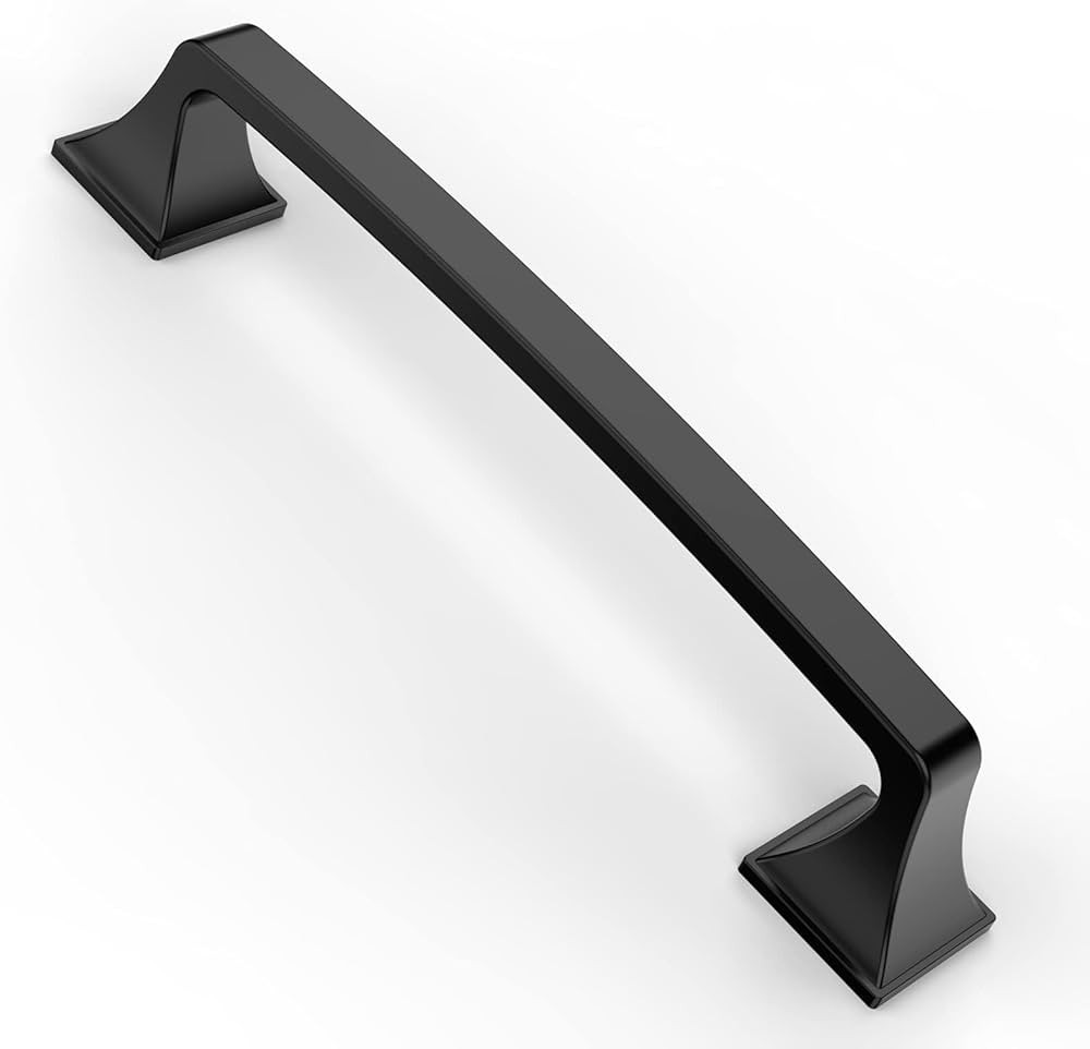 Asidrama 10 Pack 5 Inch(128mm) Kitchen Cabinet Handles, Matte Black Zinc Alloy Cabinet Pulls Kitc... | Amazon (US)