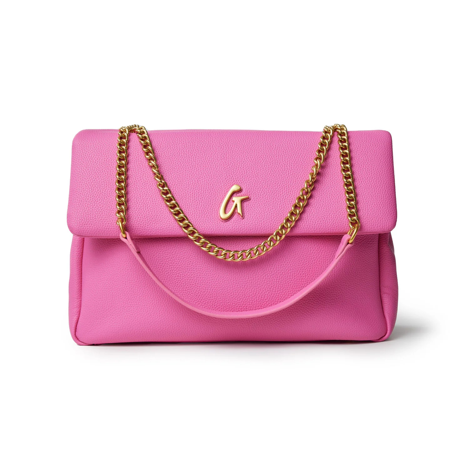 LARGE PEBBLE FLAP BAG - HOT PINK | Glam-Aholic Lifestyle