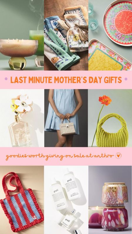 Last minute mother day gifts… goodies worth giving on sale at anthro 

#LTKHome #LTKSaleAlert #LTKSeasonal
