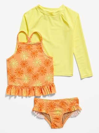 3-Piece Rashguard Cami Swim Set for Toddler & Baby | Old Navy (CA)