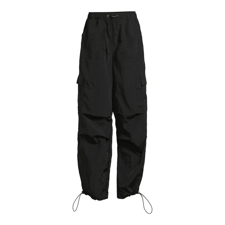No Boundaries Juniors’ Parachute Pants, Sizes XS-XXXL, 29.5" Inseam | Walmart (US)