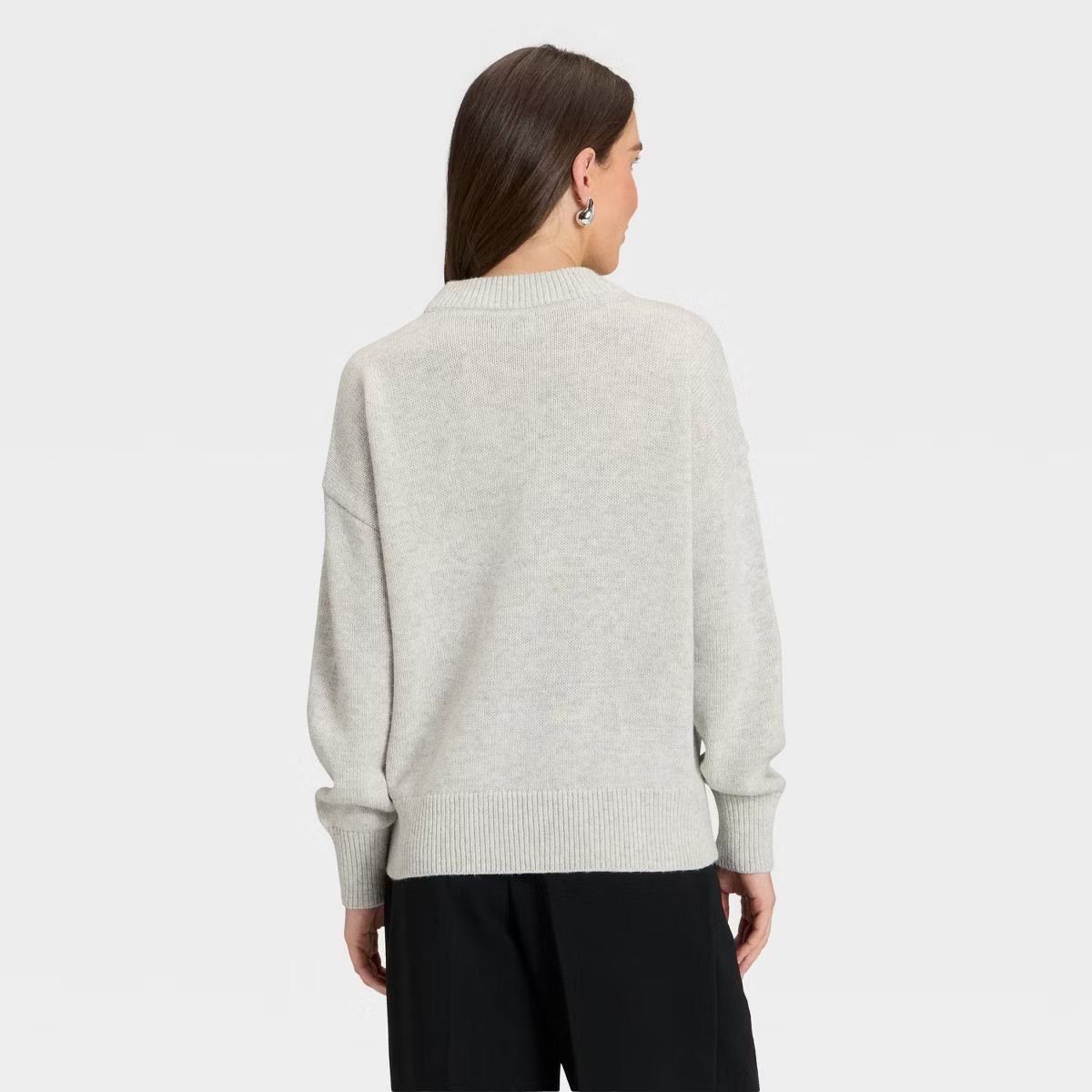 Women's Woolen Crew Pullover Sweater - A New Day™ | Target