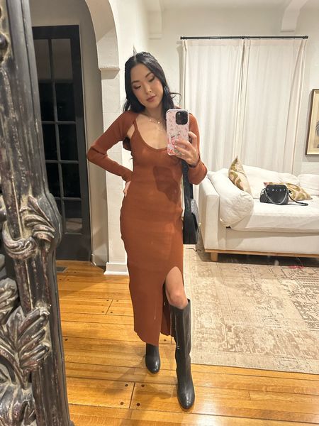 Knit dress + bolero combo for my bday dinner 🥳🎂🍂🍁

Accidentally got this dress in size L (I’m typically XS) but actually loved the full-length fit and how comfy it was. The dress also comes in over 7 colors and is under $40! 🤯

#LTKsalealert #LTKfindsunder100 #LTKfindsunder50