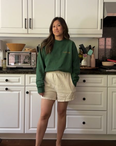 soft custom embroidery sweater that says “not too sweet” in mandarin by @bonandharps is a great gift idea for moms or friend who want to connect w their cultures. 

Paired with mate the label shorts. WFH day I clearly gave up. 

#LTKGiftGuide #LTKfindsunder100