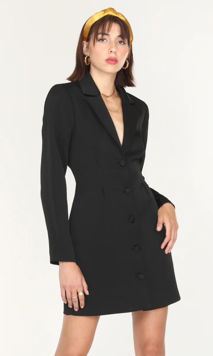 Viv Tailored Mini Blazer Dress | Greylin Collection | Women's Luxury Fashion Clothing 