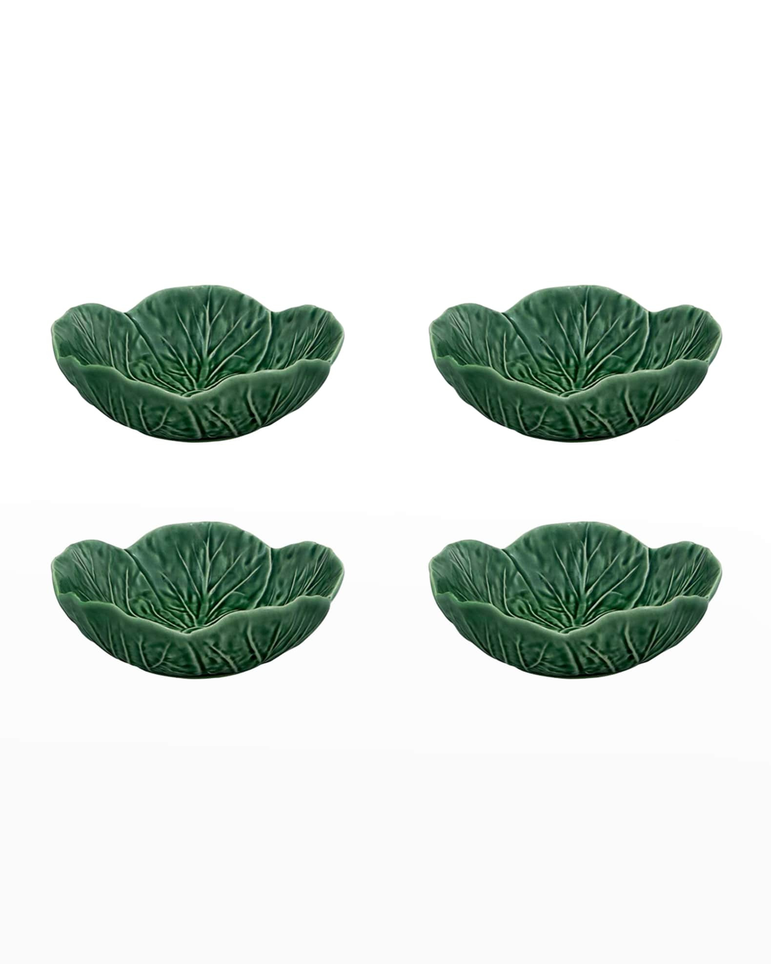 Bordallo Pinheiro Cabbage 6 oz. Bowls - Set of 4 | Neiman Marcus