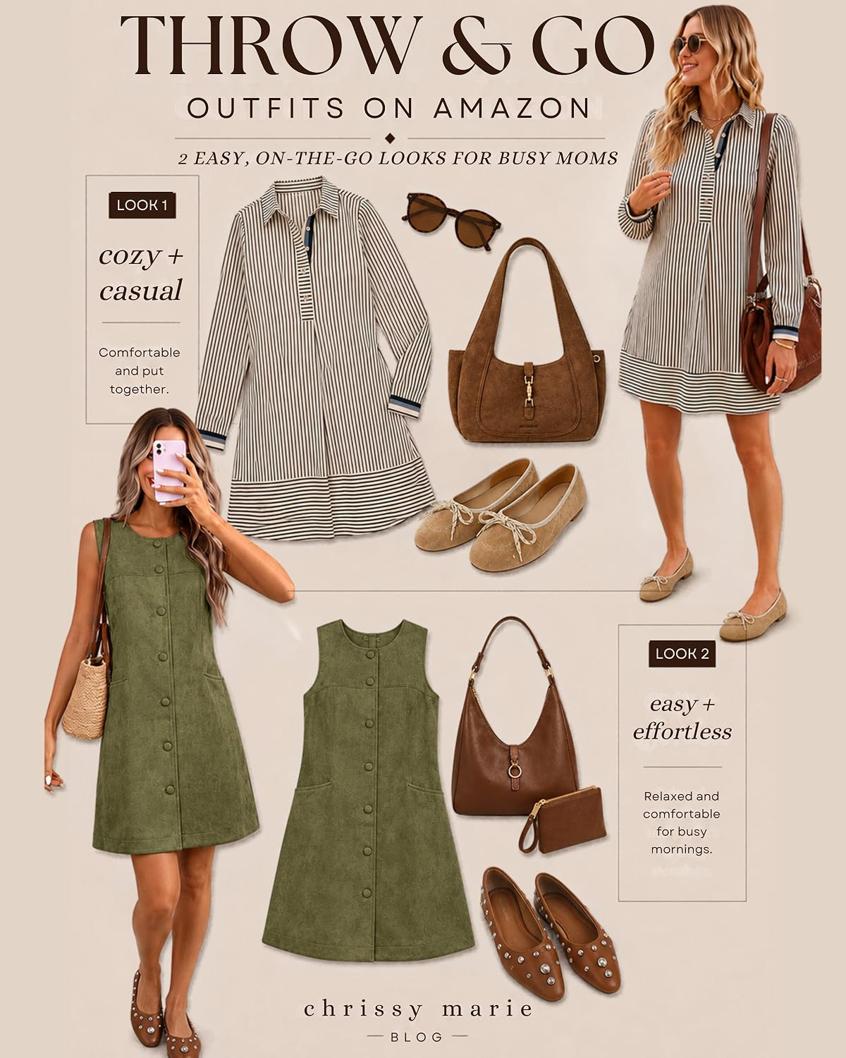 Busy moms deserve outfits that work just as hard as they do. 🤎

These Amazon looks are comfortable enough for a full day of running around, but polished enough that you still feel like yourself. From school drop-off to grocery runs and everything in between, these outfits have you covered. 

 #LTKgrwm #LTKootd #LTKmomlife
