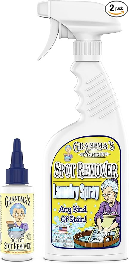 Grandma's Secret Spot Remover Laundry Spray - Chlorine, Bleach and Toxin-Free for Clothes - Fabri... | Amazon (US)