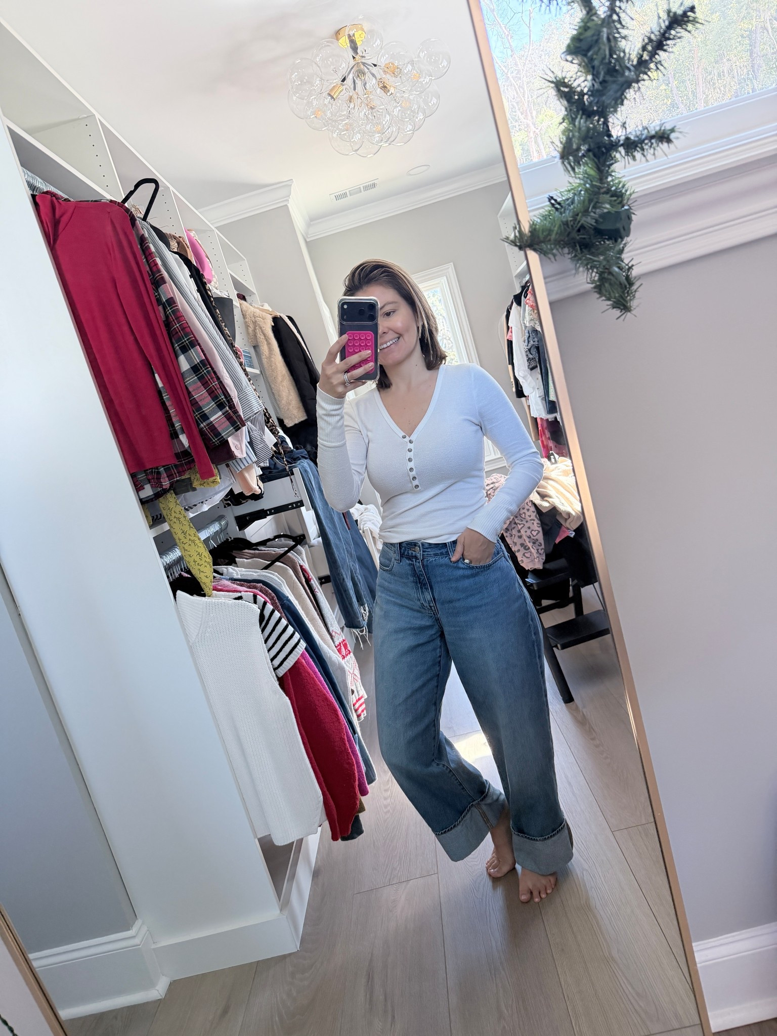 I love these jeans! I linked similar ones!! These are a couple years old from Madewell 😊

#LTKdayinmylife #LTKmomlife #LTKootd