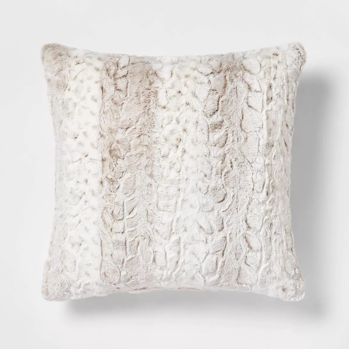 Snow Leopard Ombre Faux Fur Throw Pillow - Threshold™ | Target