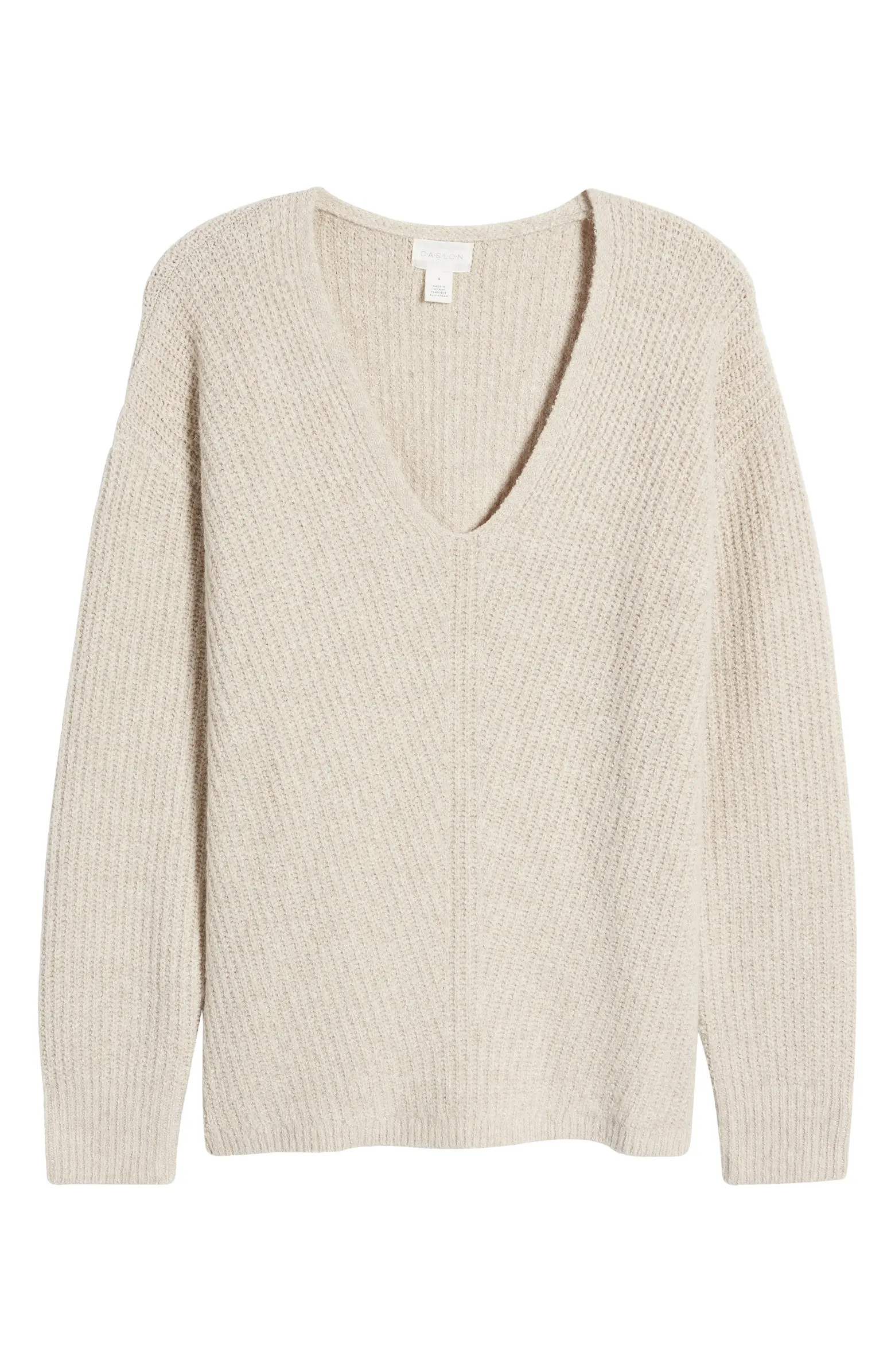 Caslon® Directional V-Neck Sweater | Nordstrom | Nordstrom