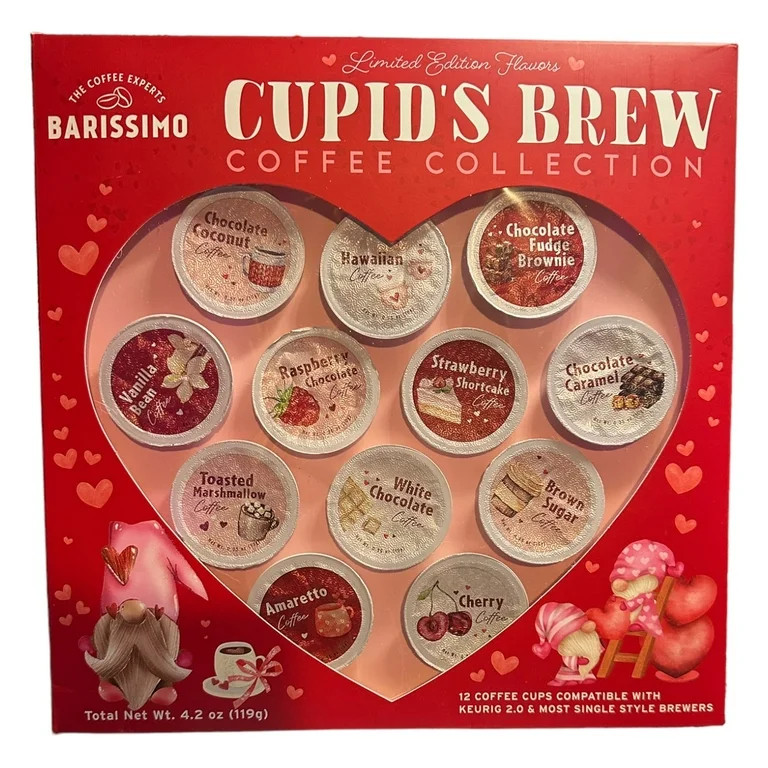 Cupid's Brew Coffee Collection Limited Edition Valentine's Day Barissimo Coffee Set 12 K-cups | Walmart (US)