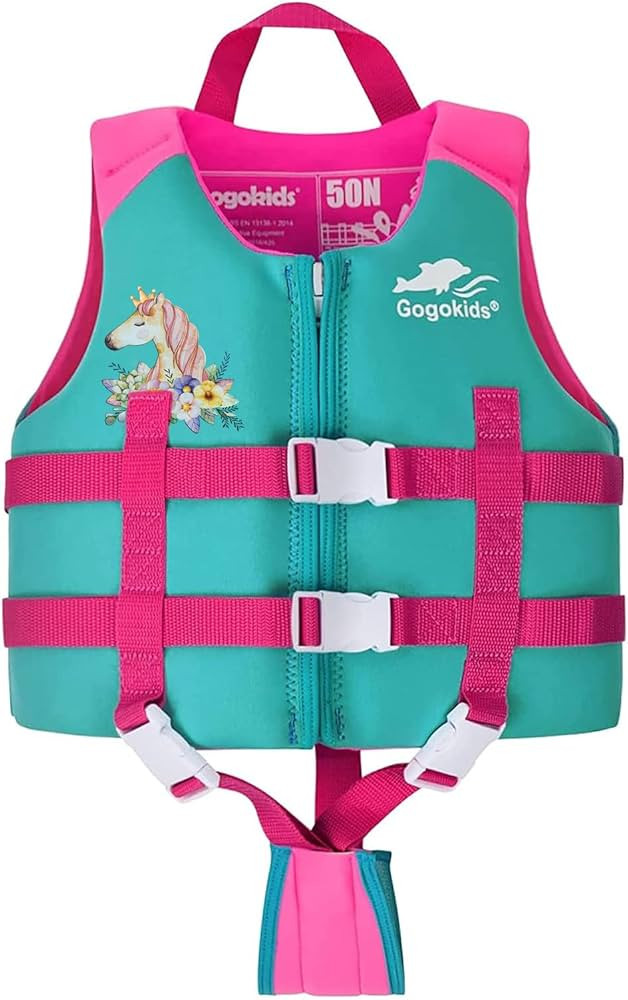 Gogokids Toddler Swim Vest, Kids Float Jacket for 20-30-40-50 lbs Girls and Boys, Swimming Floati... | Amazon (US)