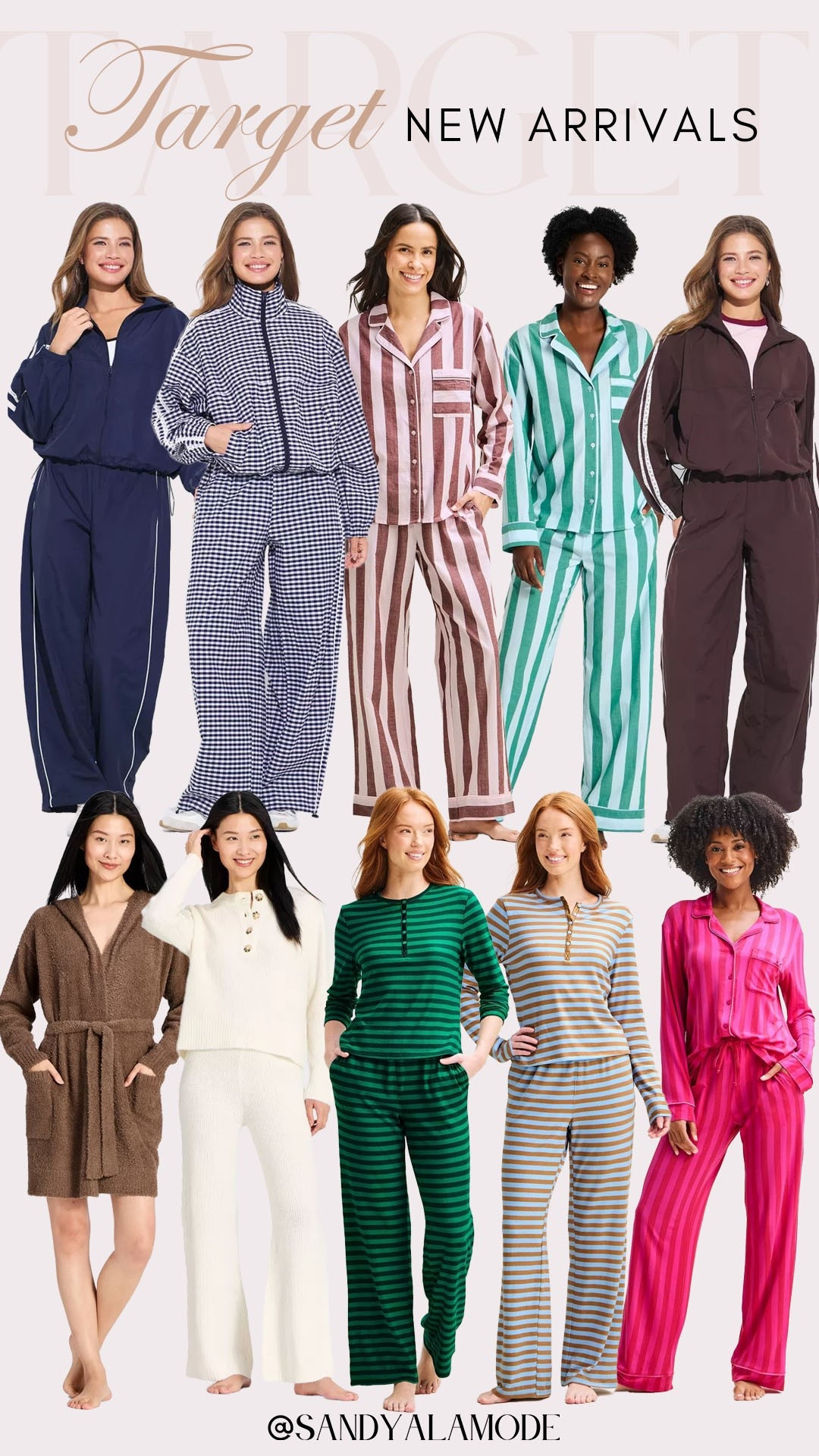 Target finds. Target fashion. Target new arrivals. Target new pajama set. Target matching track set.

#LTKootd #LTKSeasonal #LTKgrwm