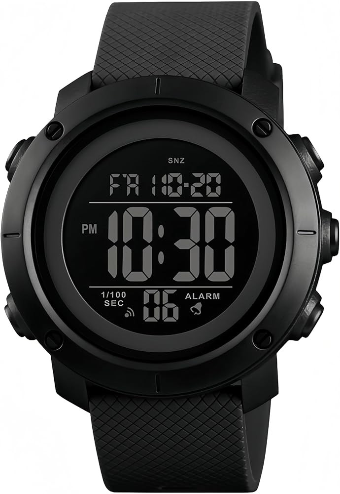 Digital Watch Sports Waterproof Military Back Light Small Watch for Men Black 1426 | Amazon (US)