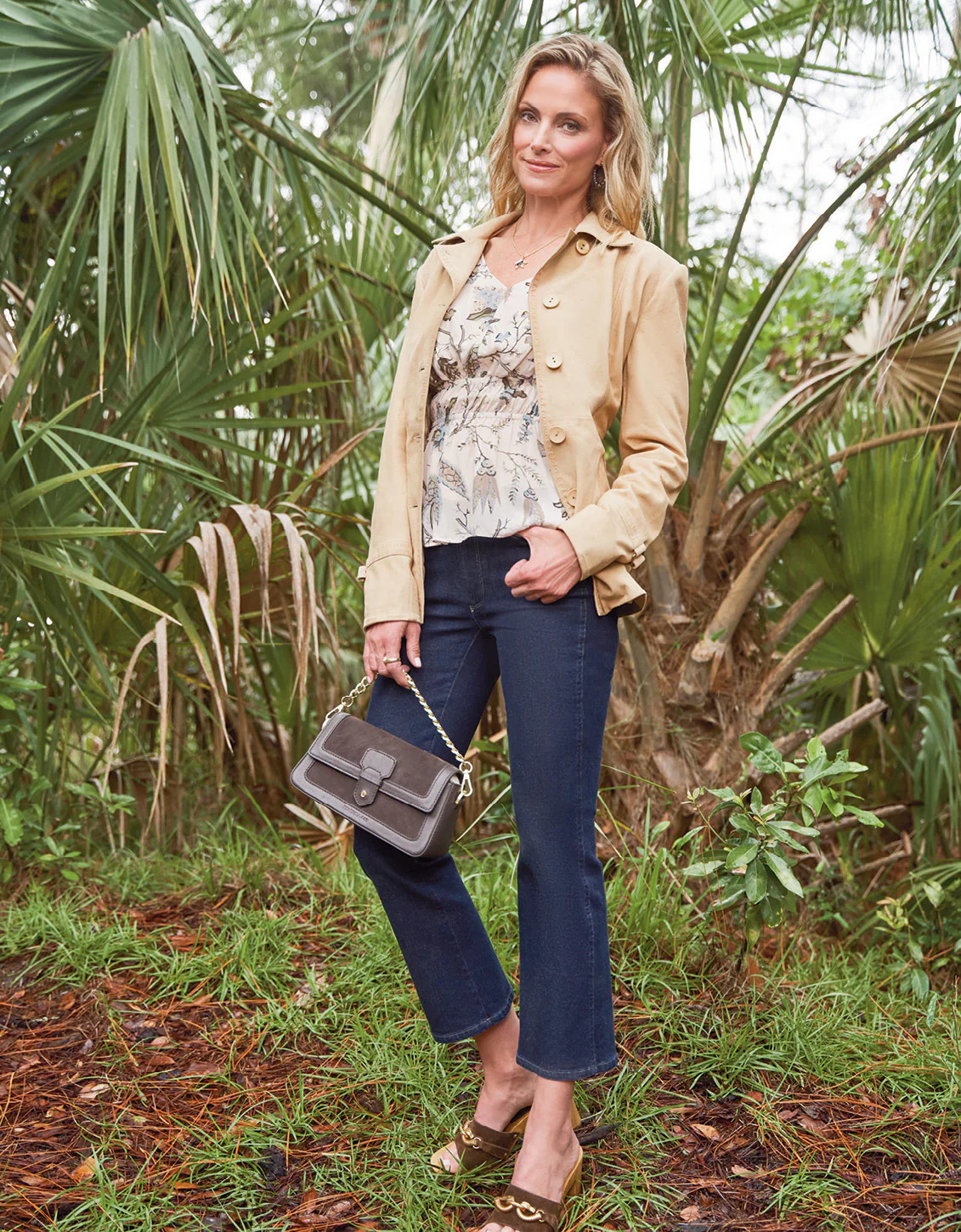 Rowen Kick Flare Jean Casa Bay Rinse Wash | Spartina 449