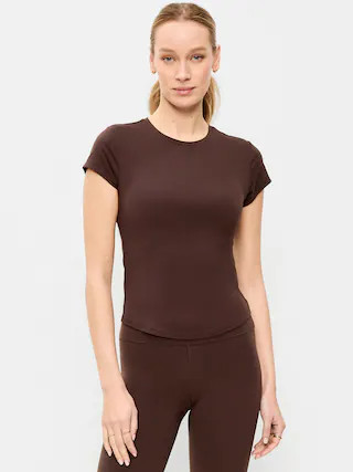 StudioSmooth Short-Sleeve Base Layer Top | Old Navy (US)