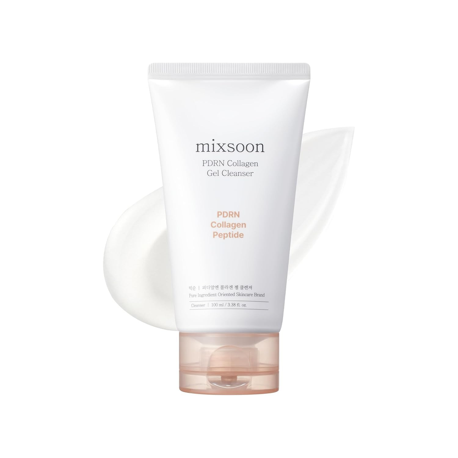 mixsoon PDRN Collagen Gel Cleanser - Deep Pore Cleansing, Lightweight Daily Gel Cleanser for All Skin Types 100ml / 3.38 fl.oz. Korean Glass Skin Care | Amazon (US)