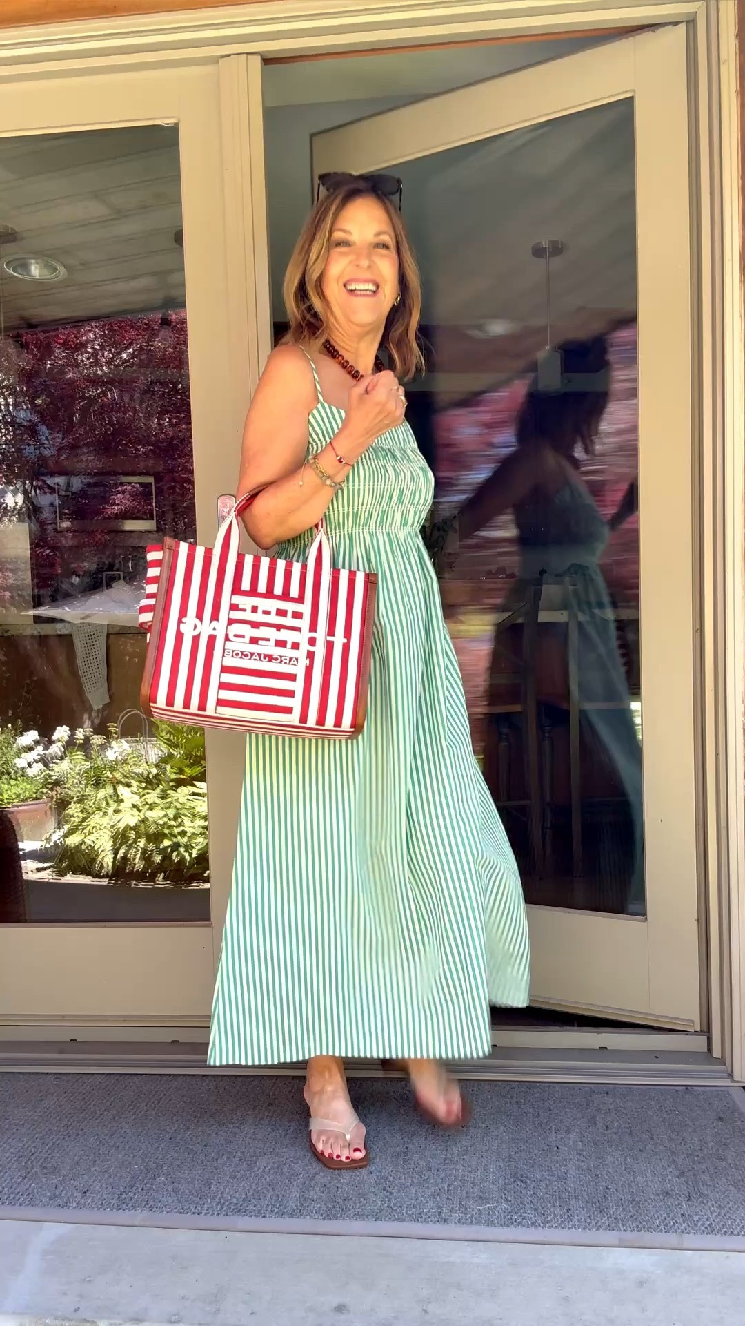 The June N6 drop is here – six pieces that will get you ready for summer.

Here’s how they fit on a 5’2” 66-year-old.  Pretty good, I might add. Ha! 

Each piece stands alone. All six pieces will work together and with other items in your wardrobe.
￼
Dress, top, and shoes fit TTS. I’m wearing an extra small and a size 6. Jeans feel great on, but if you are between sizes for a trimmer fit, size down; the jeans are stretchy. I’m wearing a size 26, and I’d size down to a 25. The bag is sturdy, and I love it. I’m wearing my own skirt, which is similar to the Reformation skirt(which hasn’t arrived yet).

#LTKSeasonal #LTKOver40 #LTKPetite