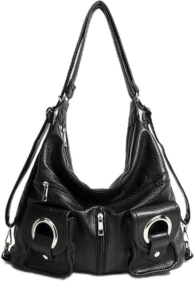 Versatile Vegan Leather Bag - Crossbody, Shoulder Sling and Backpack | Amazon (US)