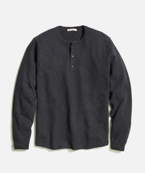 Merino Blend Sweater Henley | Marine Layer
