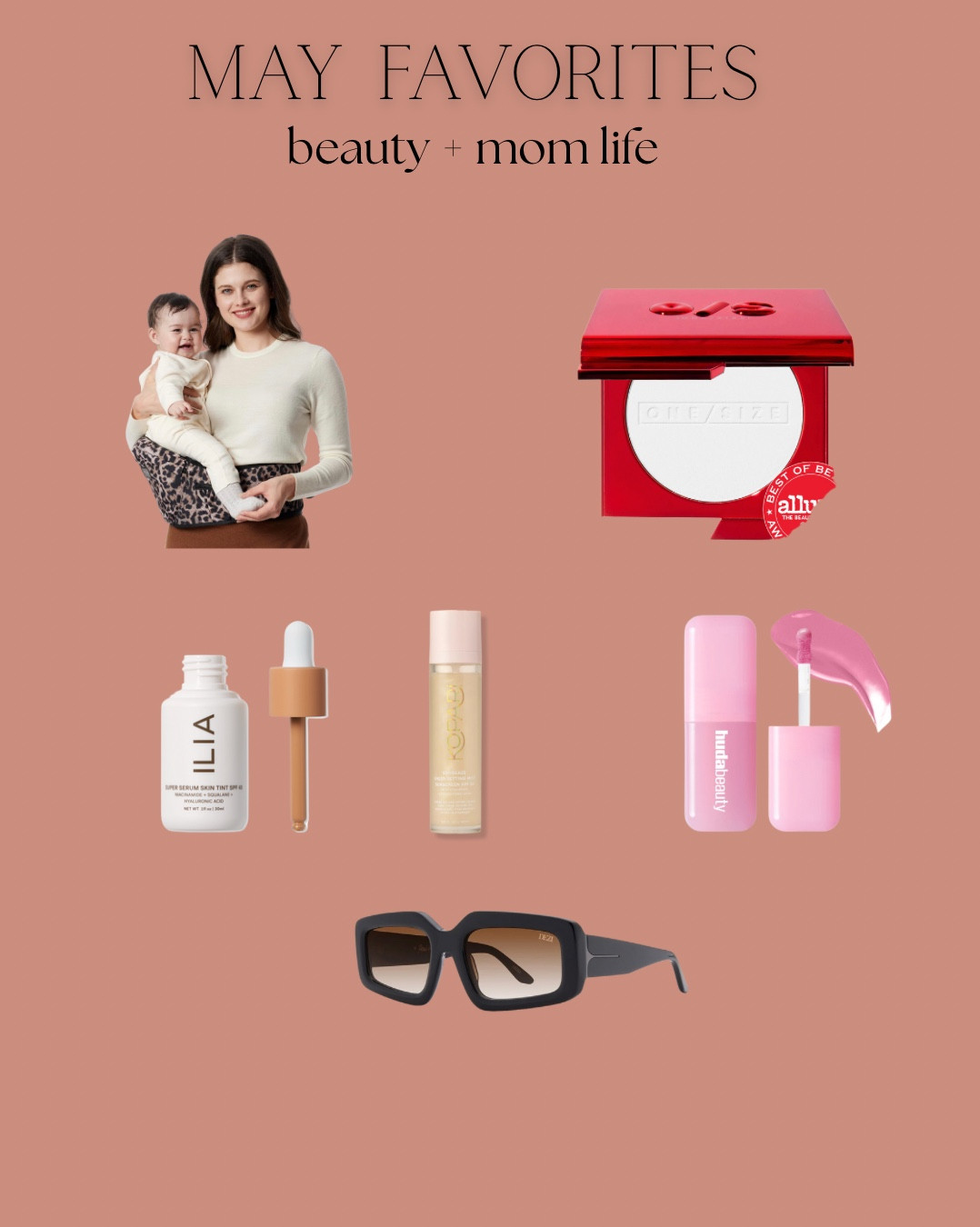 My favorite items from the month of May! The hip seat carrier was absolutely perfect for Disney. My daughter isn’t walking yet, and I knew I would have to carry her for extended periods of time. The carrier was such a relief on my back and made walking around with her a breeze. The great thing is I didn’t have to take it off while we were on rides. 

The beauty products mentioned have been sprinkled in other posts, but the two that I want to highlight here are the Ilia Super skin tint + the sunglasses from Dezi. The Ilia Skin Tint leaves such a beautiful tint to the skin. It’s infused with skin care products so you get to treat your skin + get a beautiful complexion at once! It lasted me all day at Disney so I just know she’s that girl. 

The Dezi “read the room” glasses reminded me how good of quality Dezi sunglasses truly are and at such an affordable price. This is only my second pair but I’ll def be picking up another pair soon!

#LTKBeauty #LTKSummerEdit #LTKGiftGuide