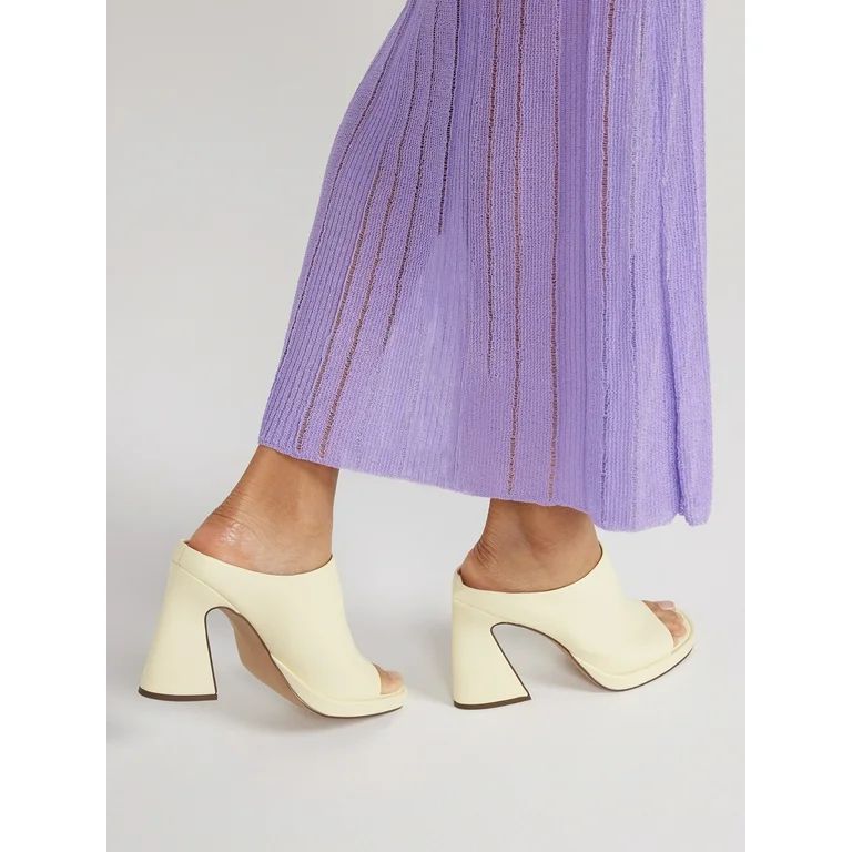 Scoop Women's Flared Heel Mule Sandals | Walmart (US)