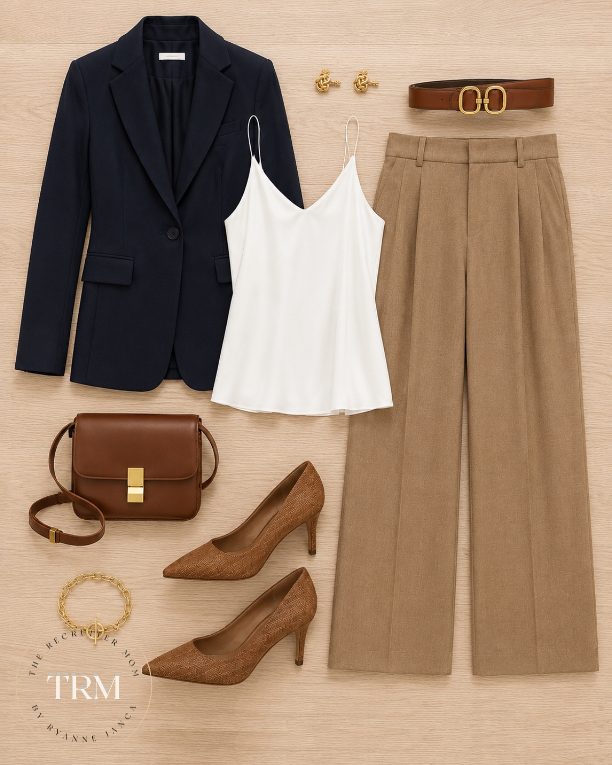 Professional Workwear Staples with Navy Blazer and Khaki Trouser pants in Classic Shades for every season #workwear #professional

#LTKOver40 #LTKMidsize #LTKWorkwear