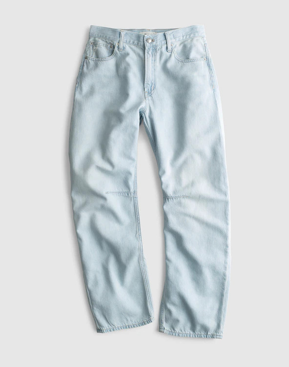 The Short Darted Barrel-Leg Jean in Airy Denim | Madewell