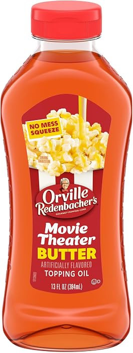Orville Redenbacher's Movie Theater Butter Flavored Topping Oil, 13 fl oz. | Amazon (US)