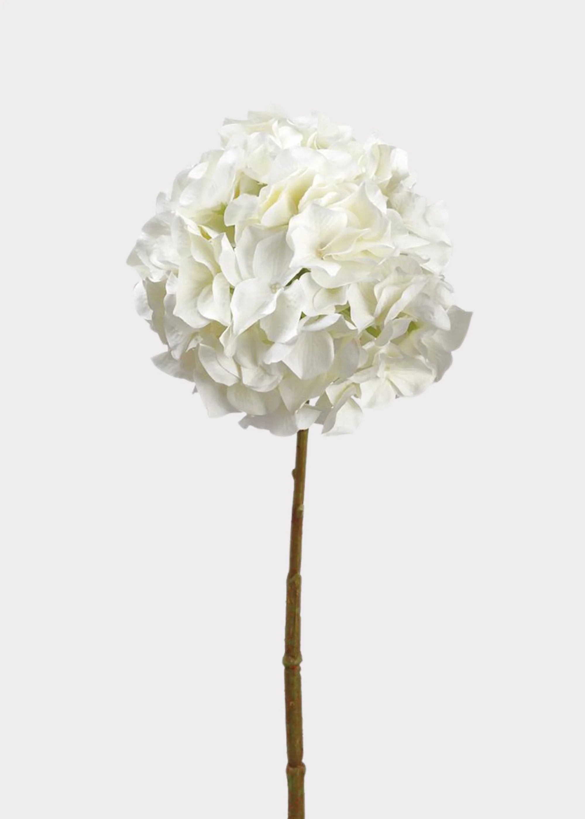 Artificial Hydrangea Blooming Flower in White - 21" | Afloral