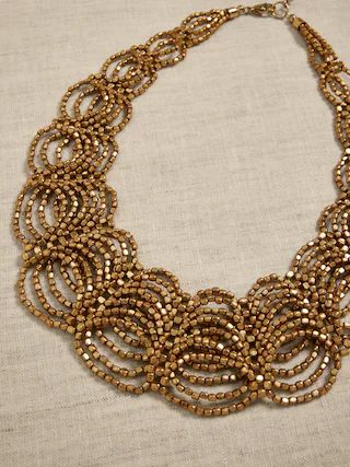 Golden Collar Necklace | Aureus + Argent | Banana Republic Factory